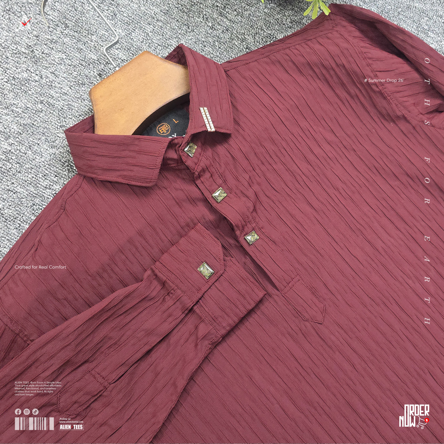 5K21 Vivid Burgundy - Bhromrekha Katua